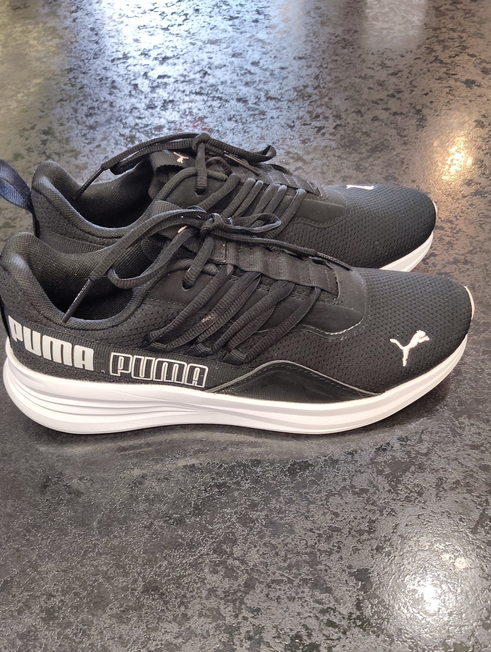 Puma Black & White Women's Running Sneakers
